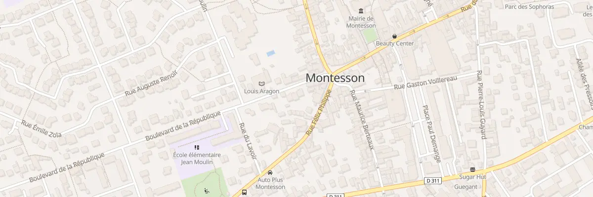 Plan du 9 Bd de la République à Montesson