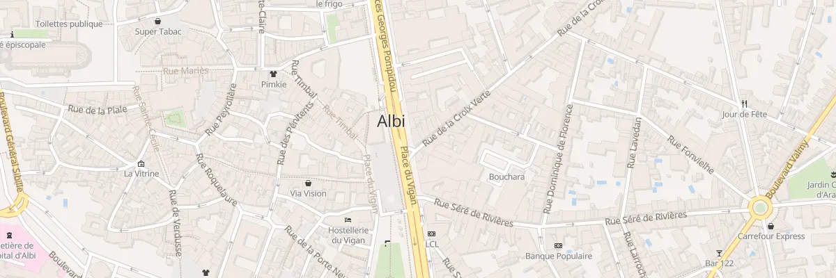 Plan du 82 Rue de la Croix Verte à Albi