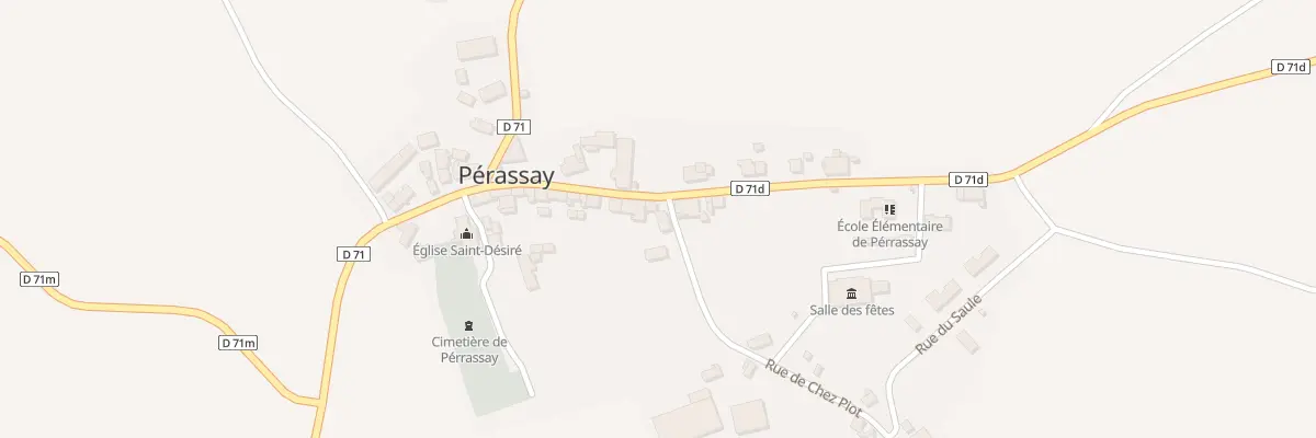Plan du 5038 Le Bourg à Pérassay
