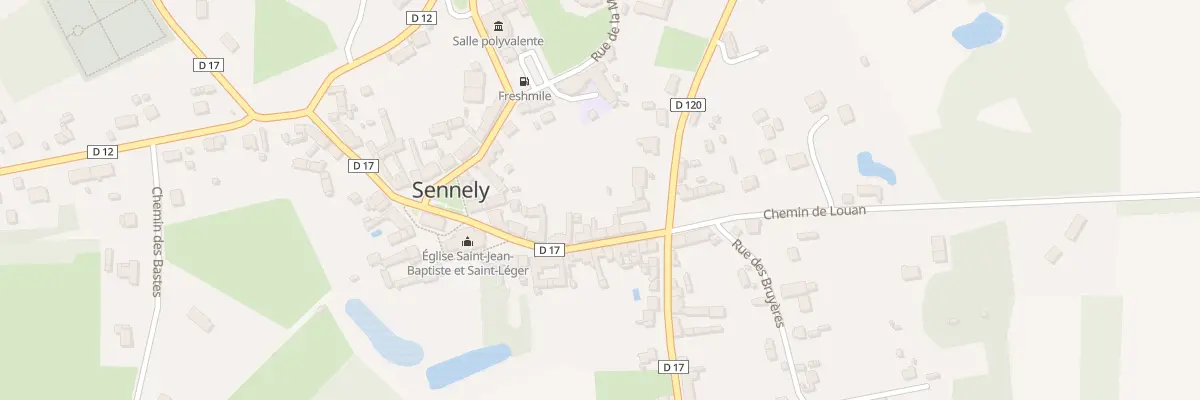 Plan du 23 Grande Rue à Sennely
