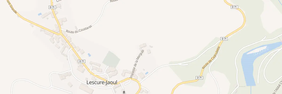 Plan du 28 Lescure à Lescure-Jaoul