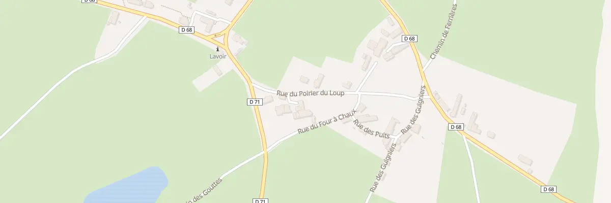 Plan du 5 Rue du Poirier du Loup à Néret