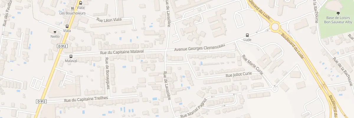 Plan du 3 Rue Joliot Curie à Albi
