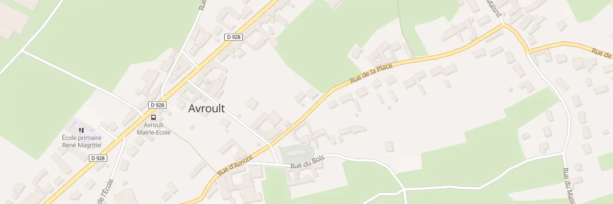 Plan du 8 Rue de la Place à Avroult