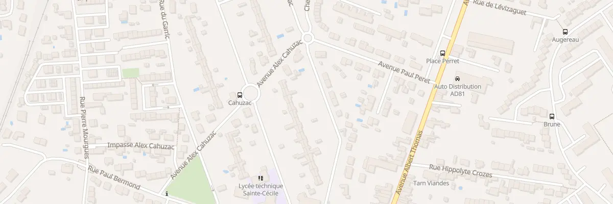 Plan du 21 Rue de la Nougarède à Albi