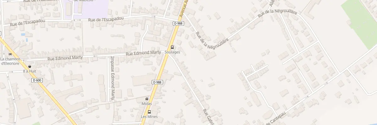 Plan du 7 Rue Gabriel Soulages à Albi