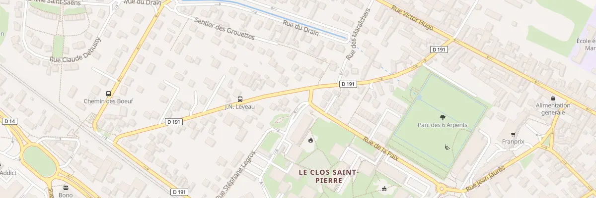 Plan du 13 Rue Jean-nicolas Leveau à Pierrelaye
