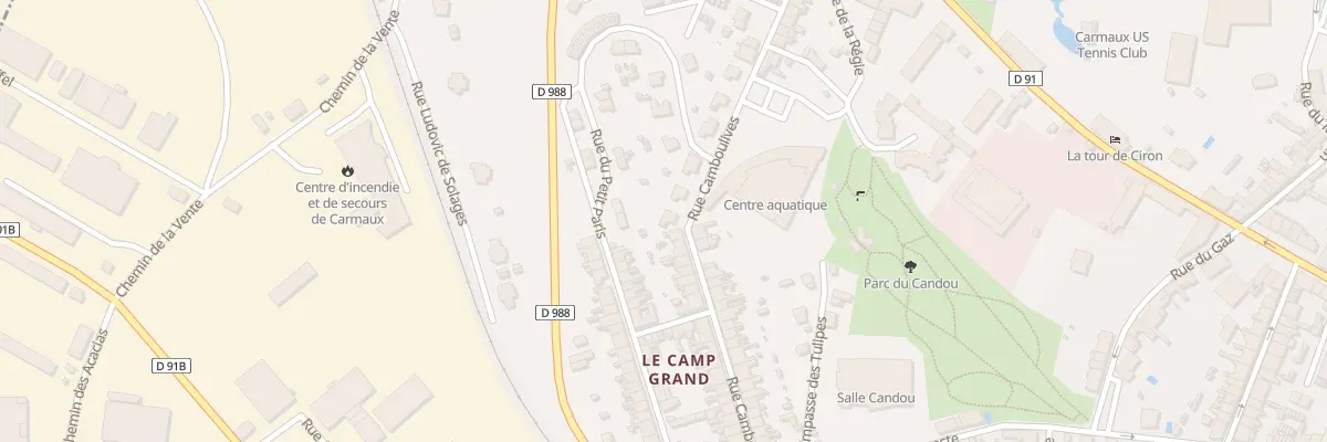 Plan du 39 Rue Camboulives à Carmaux