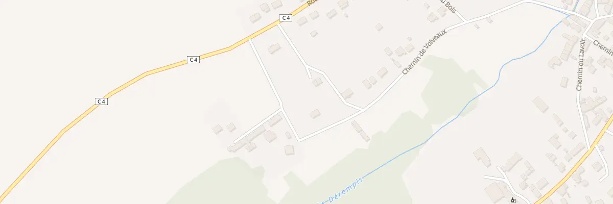 Plan du 8 Chem de Volveaux à Quincy