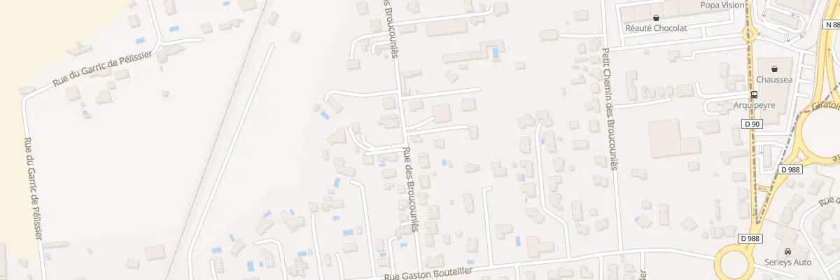 Plan du 18 Rue des Broucouniès à Albi