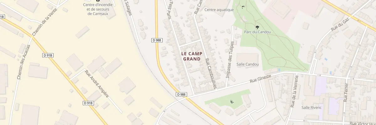 Plan du 8B Rue du Petit Paris à Carmaux