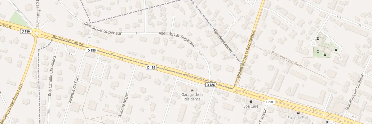 Plan du 8B Bd Carnot au Vésinet