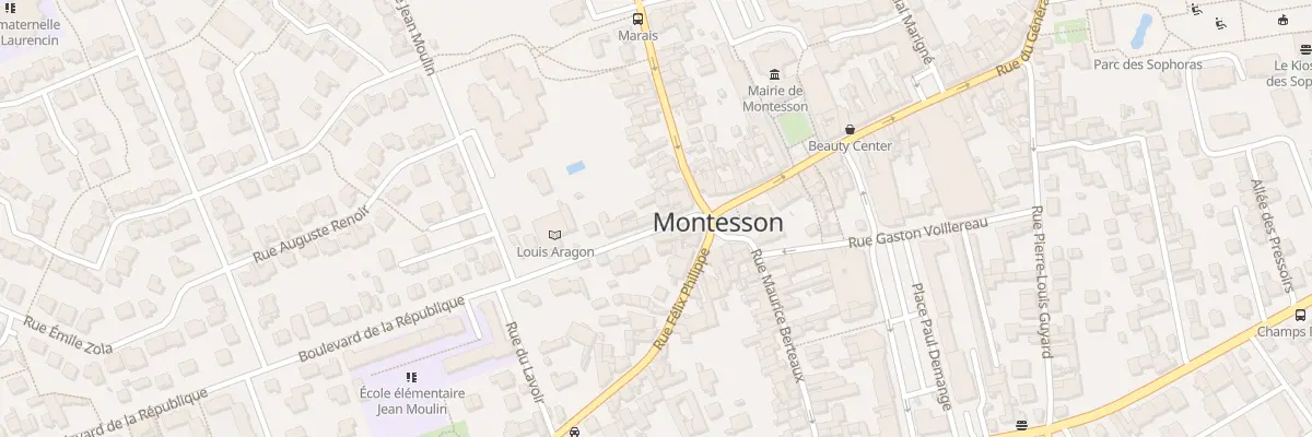 Plan du 4 Bd de la République à Montesson
