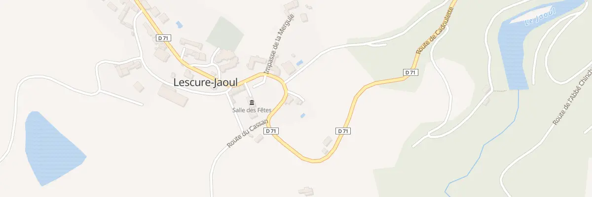Plan du 12 Lescure à Lescure-Jaoul