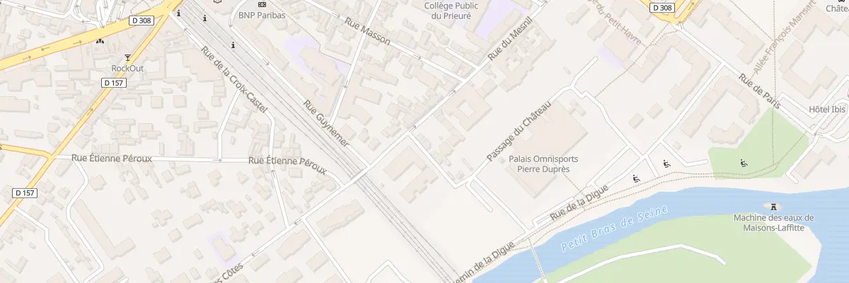 Plan du 4 Rue du Bac à Maisons-Laffitte