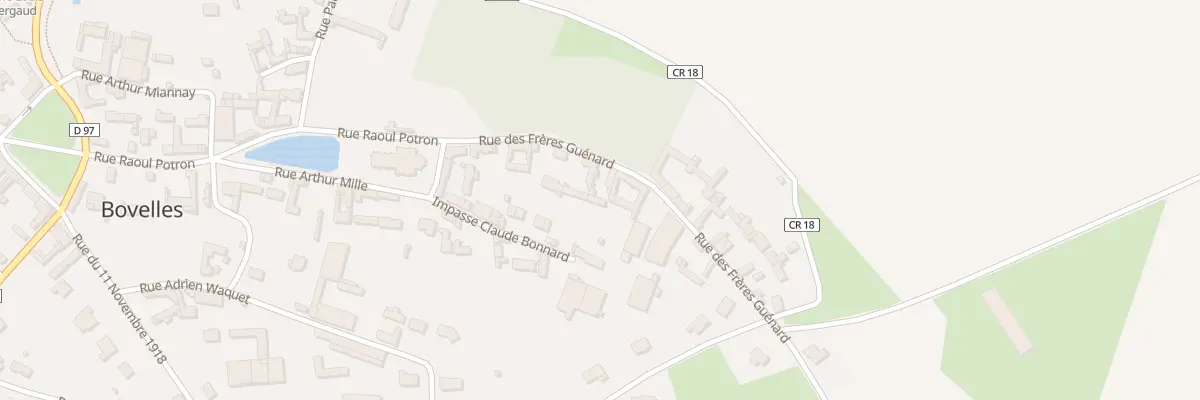 Plan du 13 Rue des Frères Guénard à Bovelles