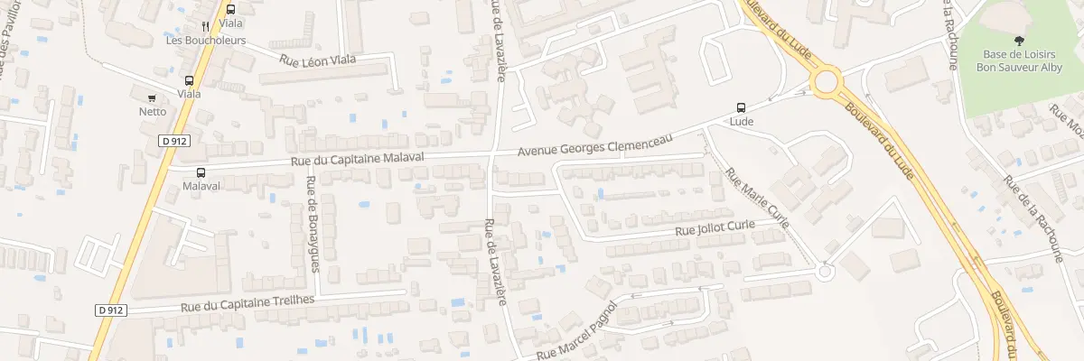 Plan du 3B Rue Joliot Curie à Albi