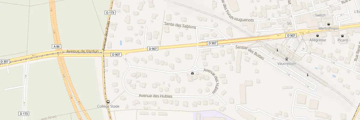 Plan du 4 Av des Fonds Maréchaux à Vaucresson
