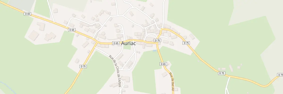 Plan du 1 Rue du Sudour à Auriac