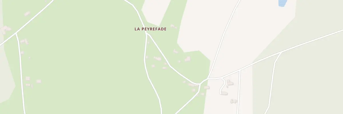 Plan du 155 La Peyre Fade Nord à Lamazière-Basse
