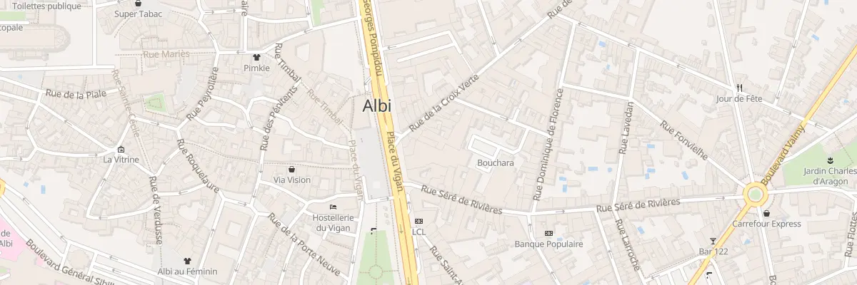 Plan du 91 Rue de la Croix Verte à Albi