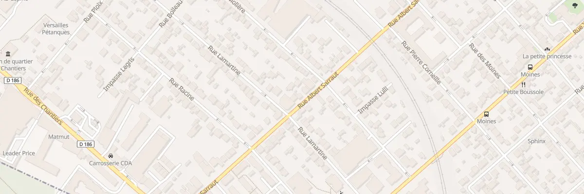Plan du 64 Rue Albert Sarraut à Versailles