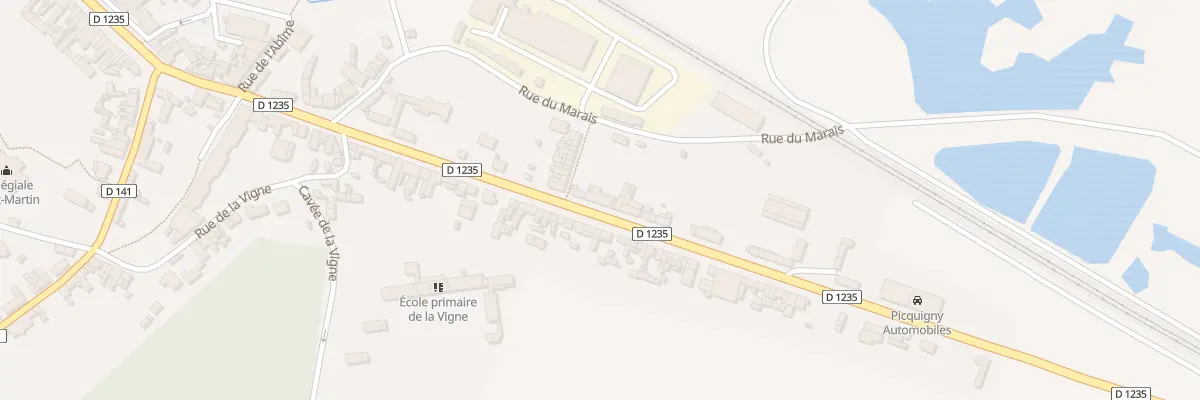 Plan du 352 Rue Jean Jacques Rousseaux à Picquigny