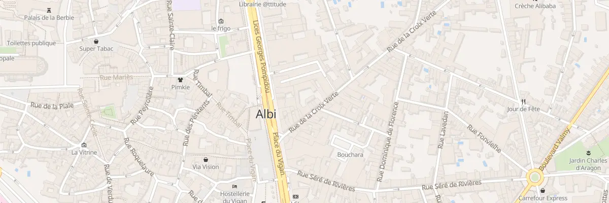 Plan du 70 Rue de la Croix Verte à Albi