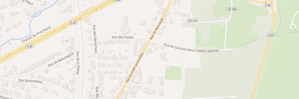 Plan du 3 Rue du Petit Saint-Mars à Étampes