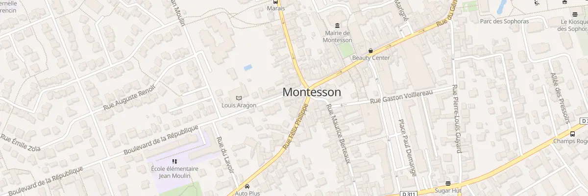 Plan du 3 Bd de la République à Montesson
