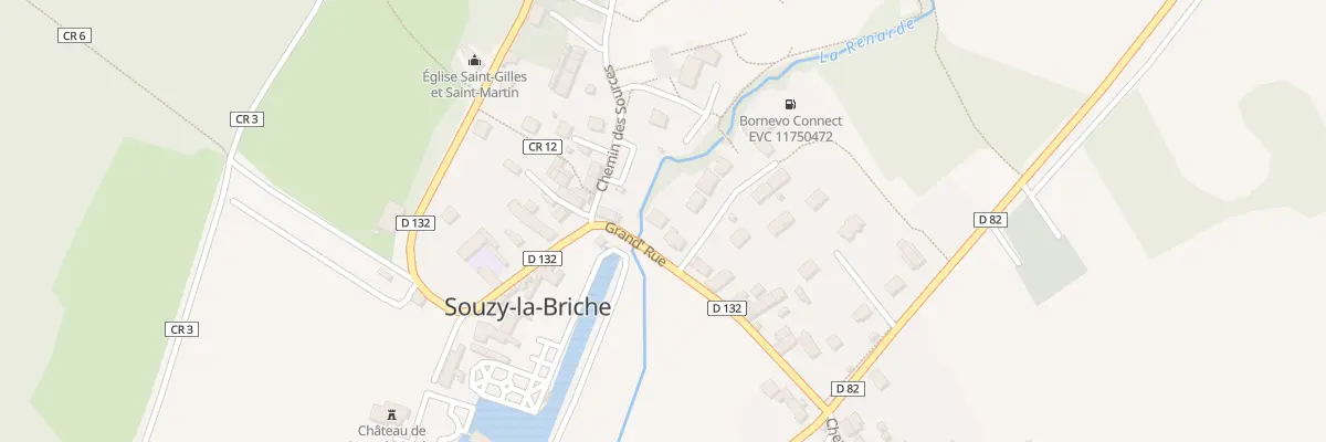 Plan du 13 Gr Grande Rue à Souzy-la-Briche
