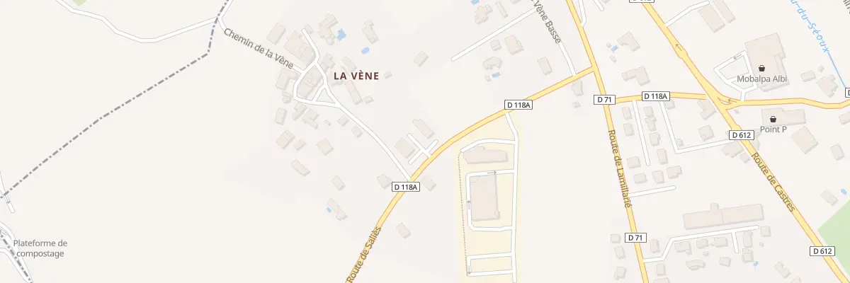 Plan du 220 Rte de Saliès à Puygouzon