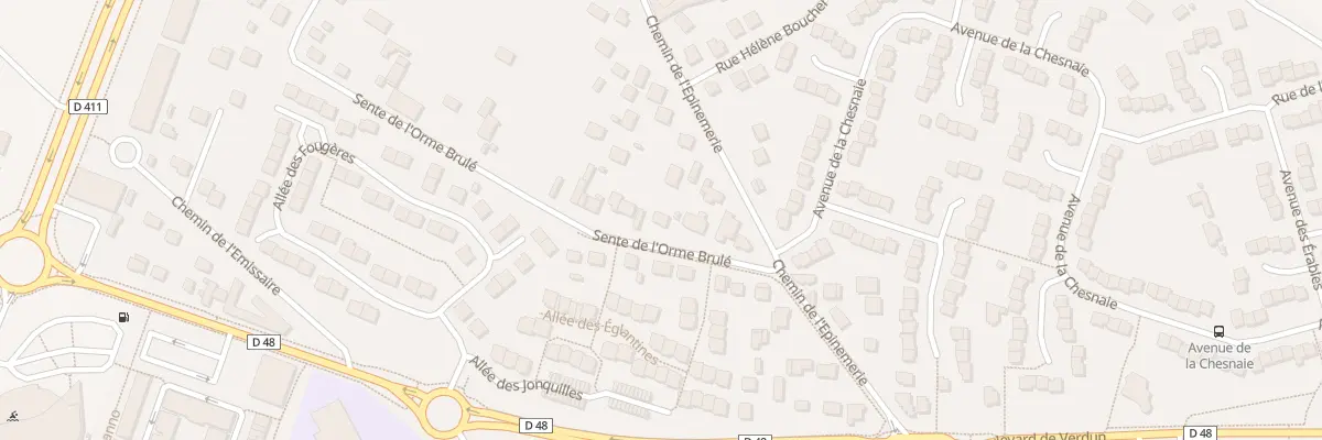 Plan du 9012 Sen de l’Orme Brule à Herblay-sur-Seine