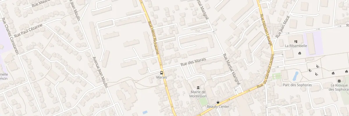 Plan du 5 Imp des Marais à Montesson