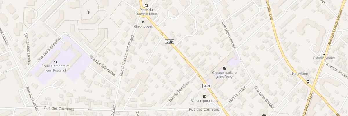 Plan du 121B Rue du Gen Leclerc à Chatou