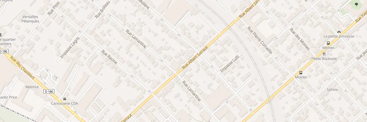 Plan du 62B Rue Albert Sarraut à Versailles