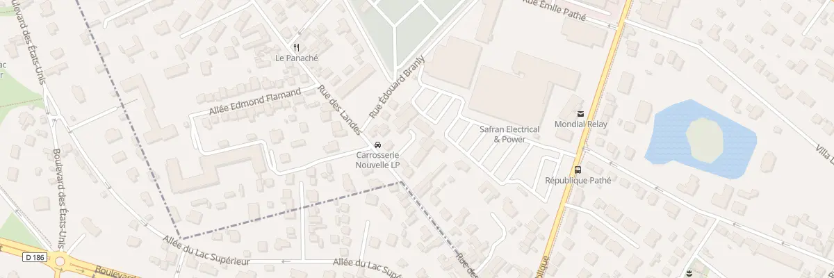 Plan du 44 Rue des Landes à Chatou