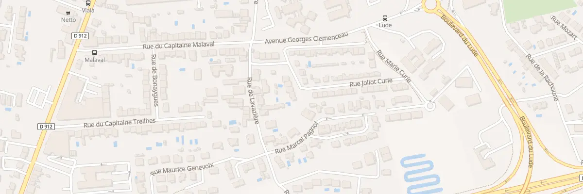 Plan du 6 Rue Joliot Curie à Albi