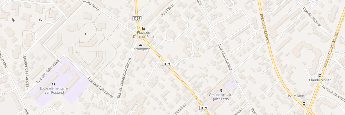 Plan du 180 Rue du Gen Leclerc à Chatou