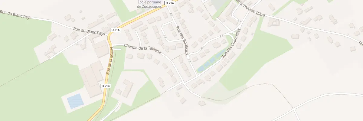 Plan du 14 Rue des Charmilles à Zudausques