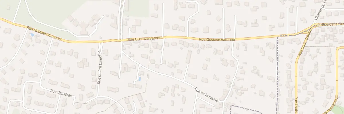 Plan du 9001 Rue Gustave Vatonne à Gif-sur-Yvette