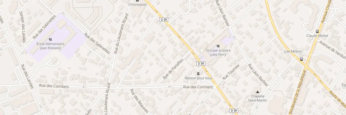 Plan du 4B Rue de Panafieu à Chatou