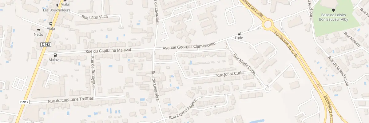 Plan du 5 Rue Joliot Curie à Albi