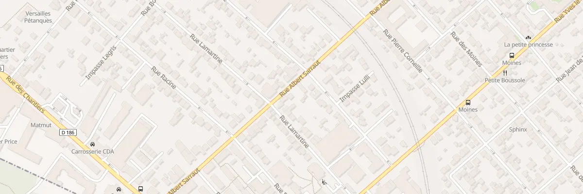 Plan du 59 Rue Albert Sarraut à Versailles