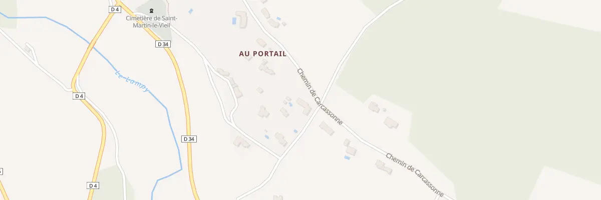 Plan du 30 Che de Carcassonne à Saint-Martin-le-Vieil