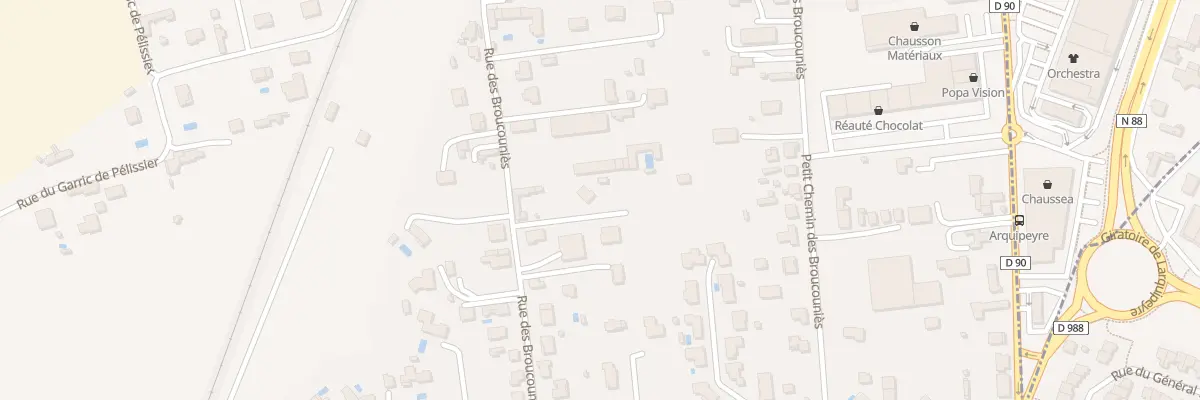 Plan du 22B Rue des Broucouniès à Albi