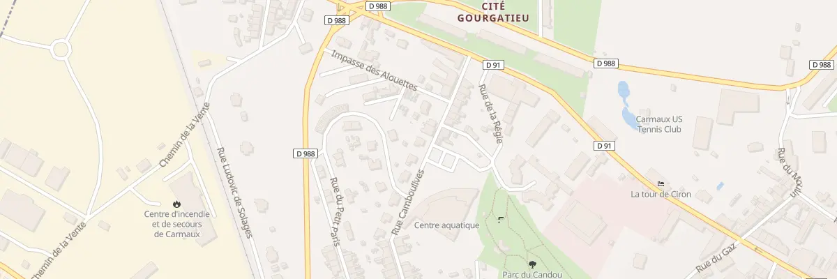 Plan du 49 Rue Camboulives à Carmaux