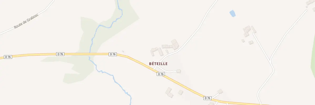 Plan du 5059 Beteille à Drulhe