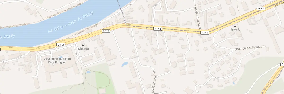 Plan du 5 Av de la Source à Bougival
