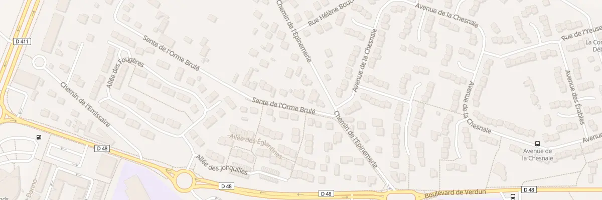 Plan du 9001B Sen de l’Orme Brule à Herblay-sur-Seine